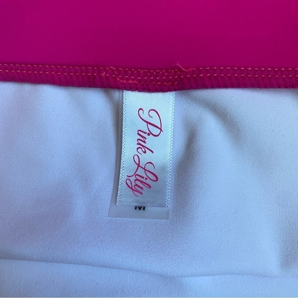 Pink Lily Fucsia 2 Pieces Swim Suit Bikini Size M - Picture 3 of 9